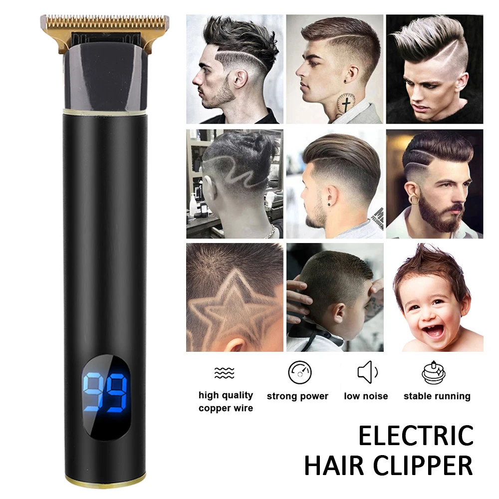 T Bald Head Hair Clipper Trimmers Rechargeable Trimmer Barber Shaving Machine Electric Timer Beard Cutter Haircut Shaver
T Bald Head Hair Clipper Trimmers Rechargeable Trimmer Barber Shaving Machine Electric Timer Beard Cutter Haircut Shaver