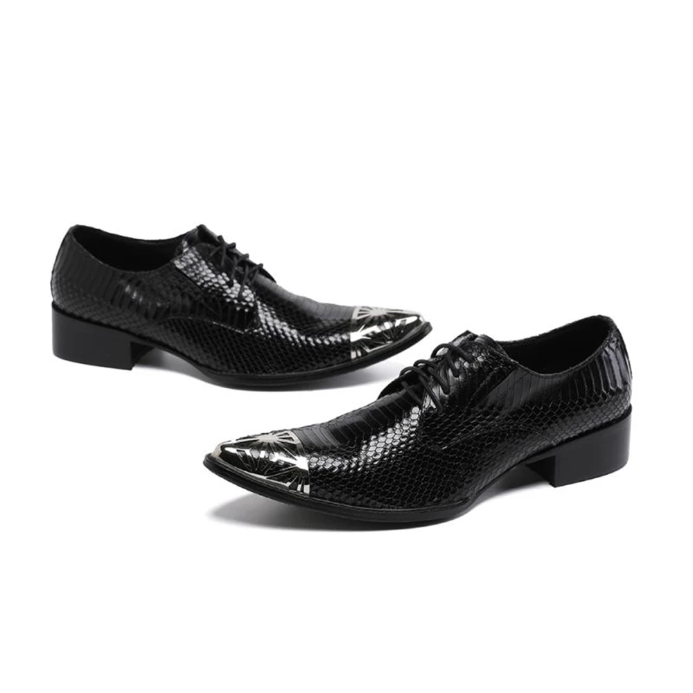 Luxury Mens Oxford Shoes Genuine Leather Fashion Striped Black Pointed Toe Derby Dress High Heels
Luxury Mens Oxford Shoes Genuine Leather Fashion Striped Black Pointed Toe Derby Dress High Heels