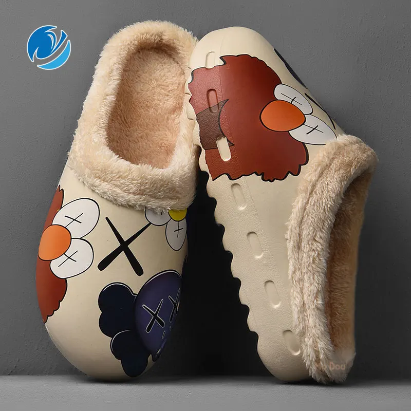 Invierno de los hombres, zapatillas de felpa zapatillas calientes plataforma suave EVA Graffiti dibujos animados pintado 46
Invierno de los hombres, zapatillas de felpa zapatillas calientes plataforma suave EVA Graffiti dibujos animados pintado 46
