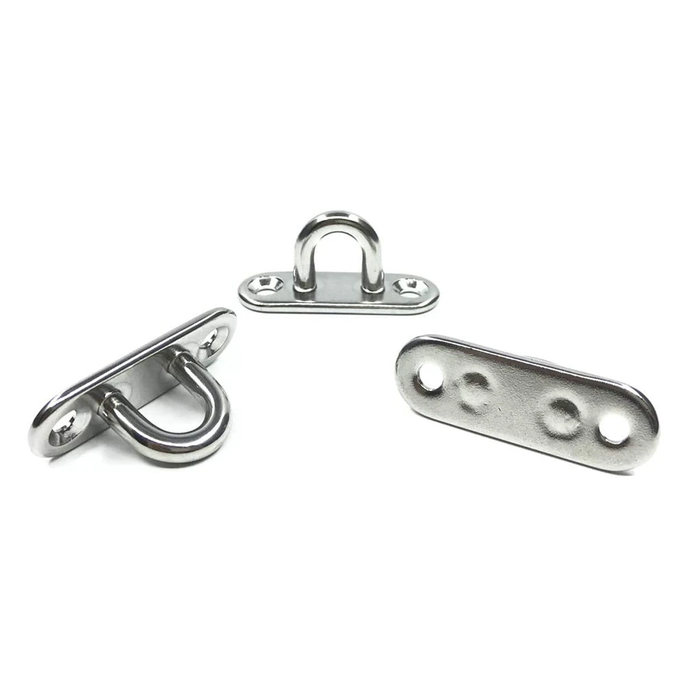 12 Pcs Stainless Steel Hook and Loop M5 Pad Eye Plate, Marine Hardware Staple Hook and Loop with Screw
12 Pcs Stainless Steel Hook and Loop M5 Pad Eye Plate, Marine Hardware Staple Hook and Loop with Screw