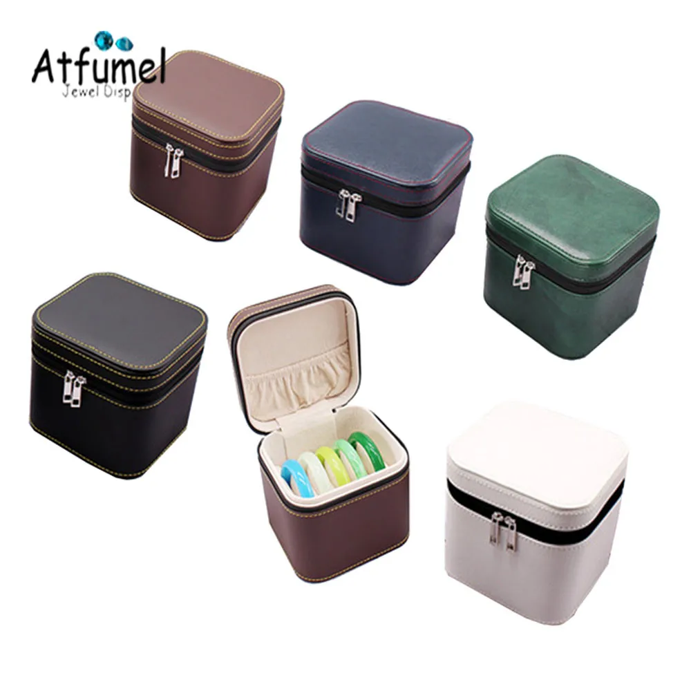 PU Bangle Jewelry Storage Box 5Slot Jade Bangle Jewelry Organizer Travel Zipper Bag Bracelet Chain Ring Display Package Showcase
PU Bangle Jewelry Storage Box 5Slot Jade Bangle Jewelry Organizer Travel Zipper Bag Bracelet Chain Ring Display Package Showcase