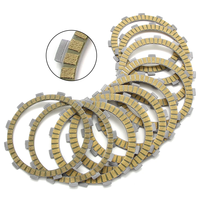 Motorcycle Clutch Plates For Triumph Daytona 955i 2001-2004 Speed Triple 1050 from VIN 132513 Tiger 1050cc SE 2010-2012 T1171013
Motorcycle Clutch Plates For Triumph Daytona 955i 2001-2004 Speed Triple 1050 from VIN 132513 Tiger 1050cc SE 2010-2012 T1171013
