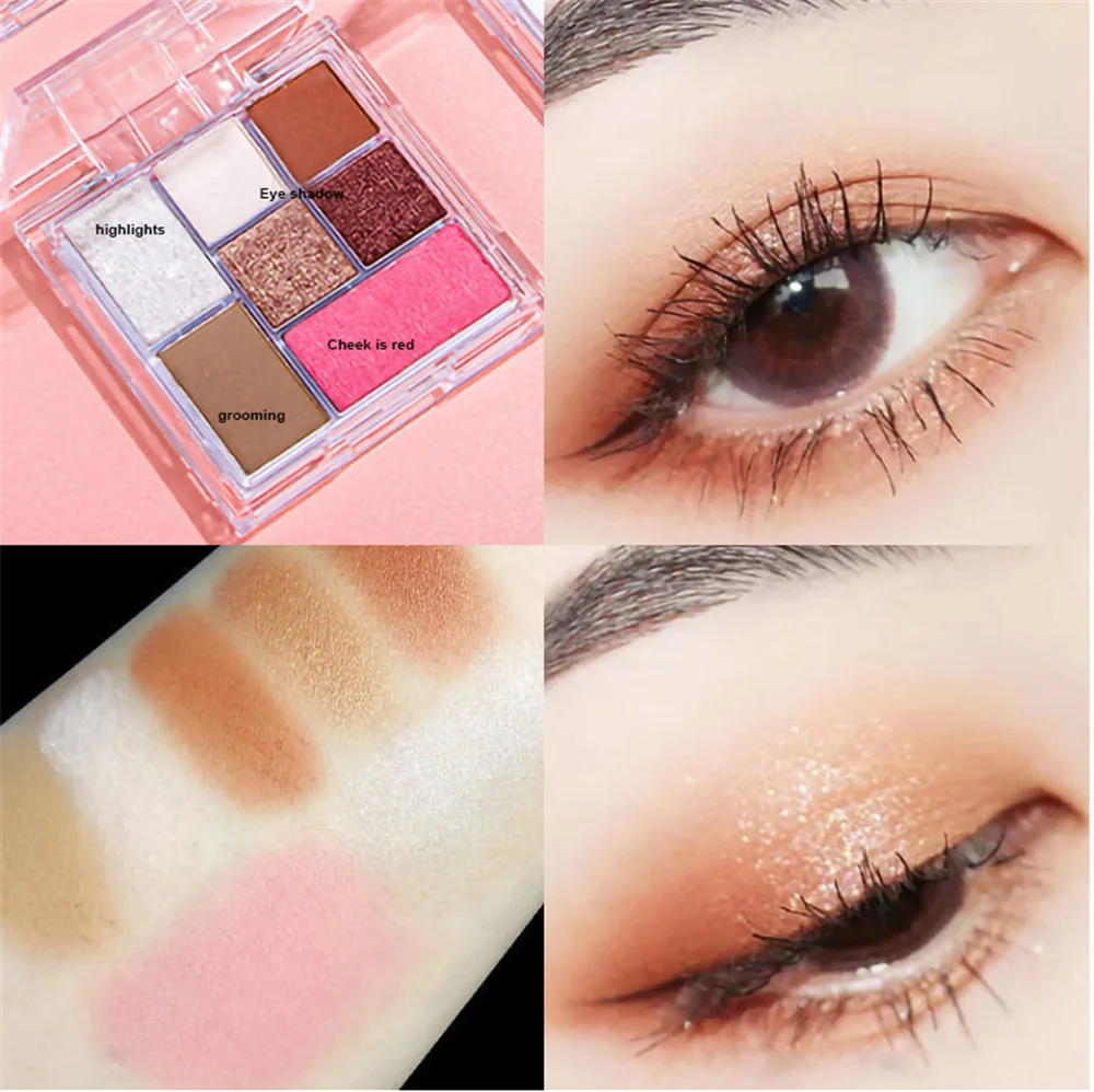 7 Colors Peach Eyeshadow Palette Matte Glitter Shimmer Pearlescent High Gloss Brighten Women Eyes Korea Makeup Cosmetics
7 Colors Peach Eyeshadow Palette Matte Glitter Shimmer Pearlescent High Gloss Brighten Women Eyes Korea Makeup Cosmetics