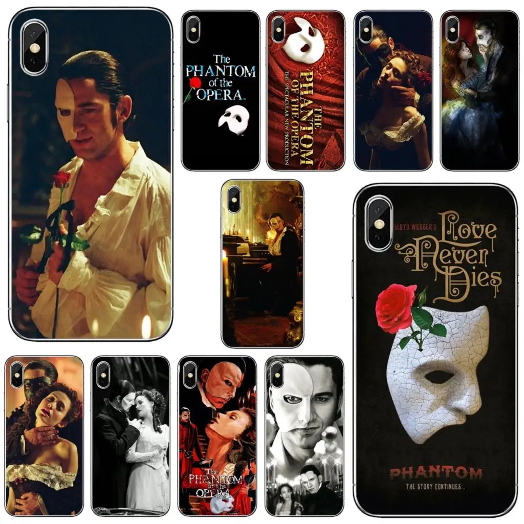 Для Samsung Galaxy A12 A31 A41 A51 A71 A20e A21s M30 A10 A30 A40 A50 A60 A70 Phantom-of-the-Opera-Love-Mask-французский корпус |