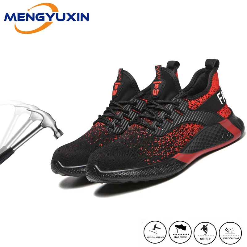 MENGFYUXIN Lightweight and breathable men's safety shoes men's and women's steel toe boots indestructible work shoes 35-48
MENGFYUXIN Lightweight and breathable men's safety shoes men's and women's steel toe boots indestructible work shoes 35-48