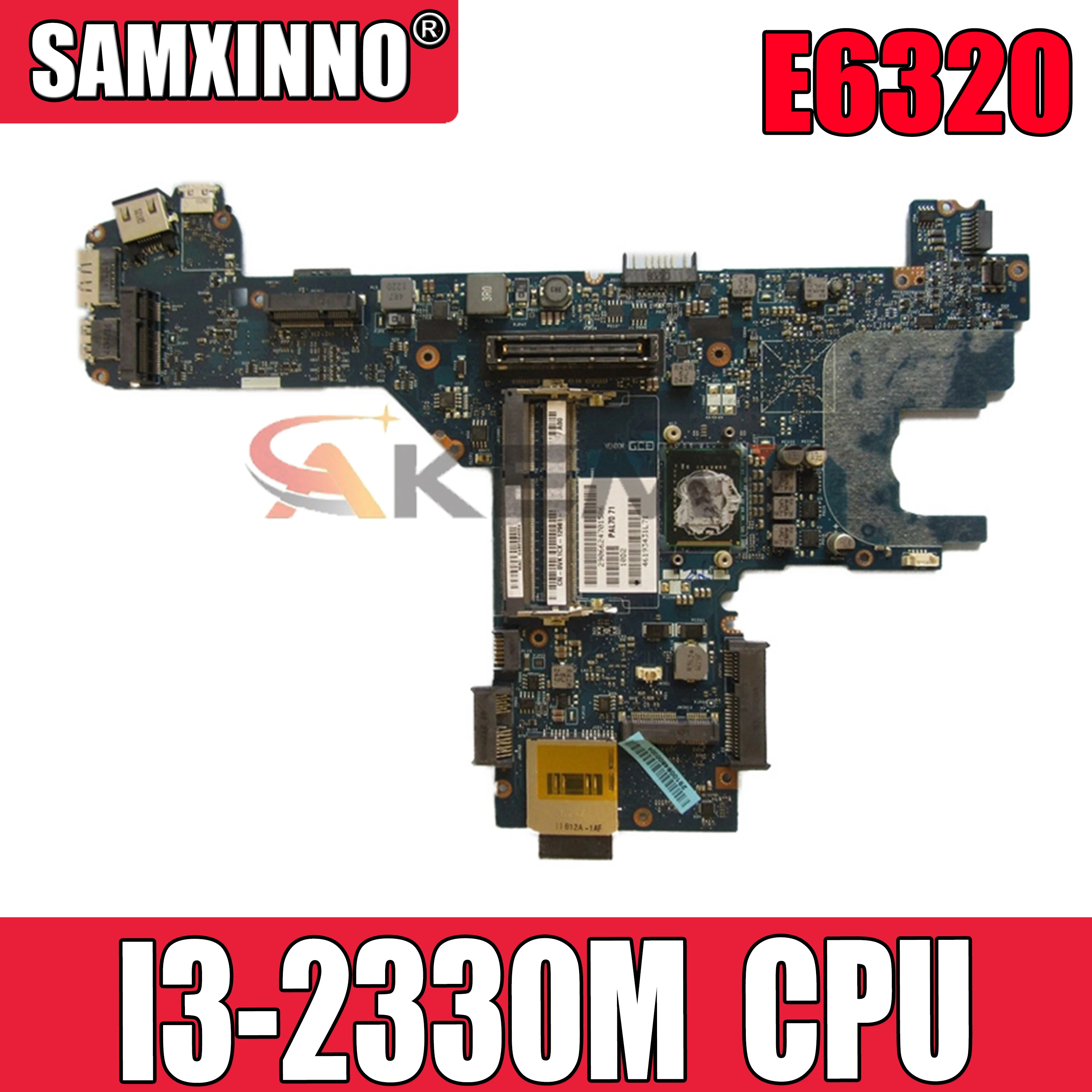 Original Laptop motherboard For DELL Latitude E6320 I3-2330M Mainboard CN-0X1CHG 0X1CHG PAL70 LA-6611P SR04L
Original Laptop motherboard For DELL Latitude E6320 I3-2330M Mainboard CN-0X1CHG 0X1CHG PAL70 LA-6611P SR04L