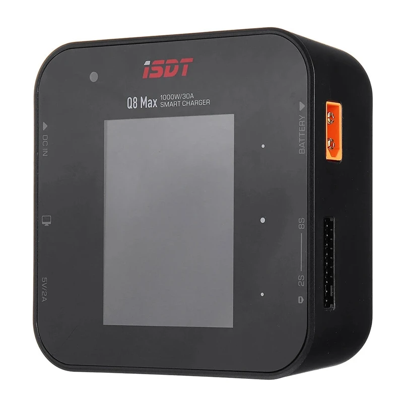 ISDT Q8 Max BattGo 1000W 30A High Power Battery Balance Charger Discharger for 1-8S Lipo Battery
ISDT Q8 Max BattGo 1000W 30A High Power Battery Balance Charger Discharger for 1-8S Lipo Battery