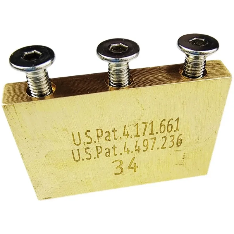 【Made in Japan】 Original Genuine Electric Guitar Tremolo System Bridge Brass Block For Parts Of FR Special Made In Korea 34MM
【Made in Japan】 Original Genuine Electric Guitar Tremolo System Bridge Brass Block For Parts Of FR Special Made In Korea 34MM