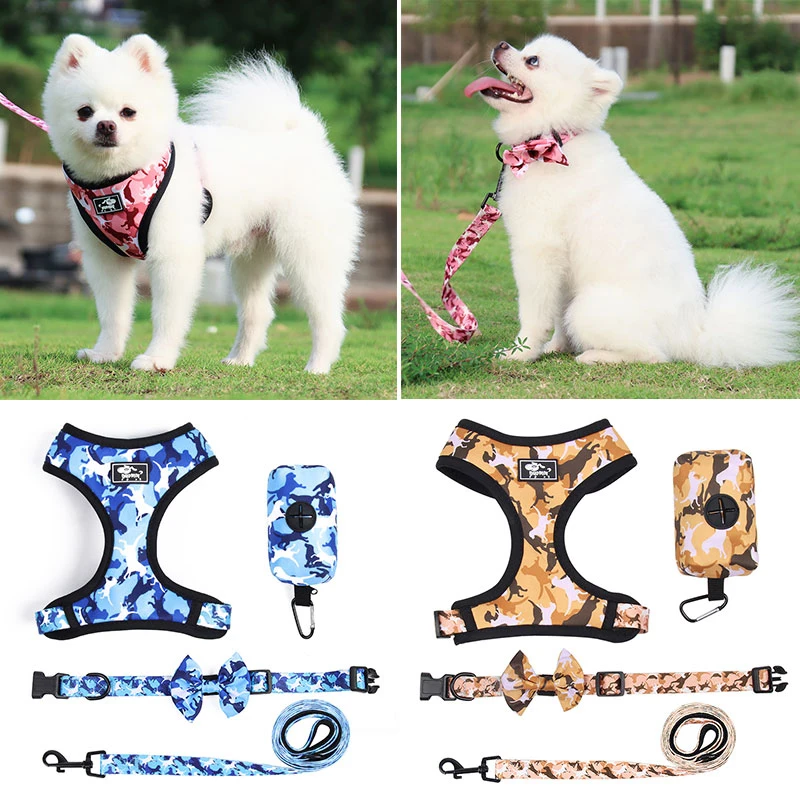Camouflage Pet Traction Rope Chest Straps Reflective Mesh Adjustable Puppy Harness Pet Cat Chest Strap Training Collar Accessory
Camouflage Pet Traction Rope Chest Straps Reflective Mesh Adjustable Puppy Harness Pet Cat Chest Strap Training Collar Accessory