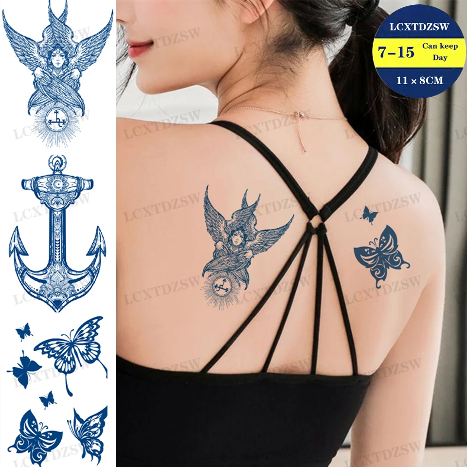 Men And Women Temporary Waterproof Tattoo Stickers, Ink Waterproof, Butterfly, Angel, Geometric Patterns, False Tattoos
Men And Women Temporary Waterproof Tattoo Stickers, Ink Waterproof, Butterfly, Angel, Geometric Patterns, False Tattoos