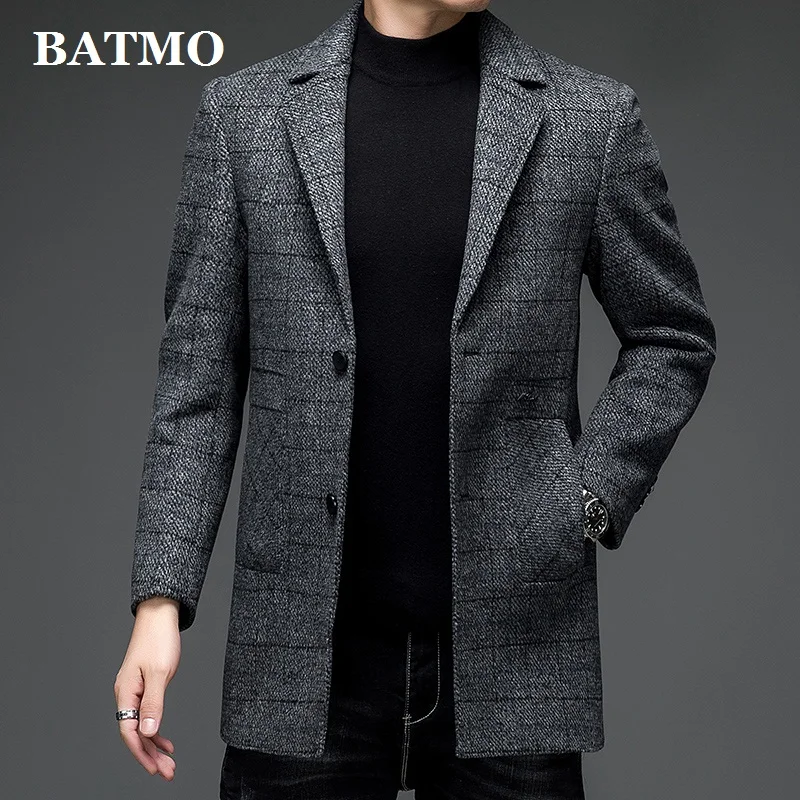 BATMO 2021 Новое поступление осенний клетчатый шерстяной тренчкот для мужчин, мужские куртки, большие размеры M-4XL 11573
BATMO 2021 Новое поступление осенний клетчатый шерстяной тренчкот для мужчин, мужские куртки, большие размеры M-4XL 11573