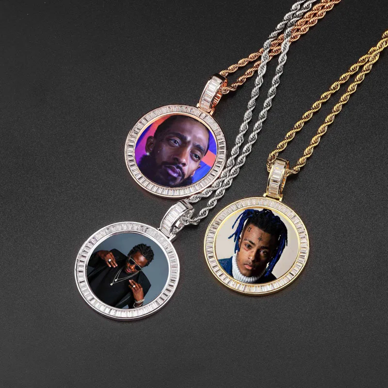 Custom Made Photo Lockets Necklace & Pendant With 4Mm Tennis Chain Gold Silver Cubic Zircon Men Hip Hop Jewelry
Custom Made Photo Lockets Necklace & Pendant With 4Mm Tennis Chain Gold Silver Cubic Zircon Men Hip Hop Jewelry