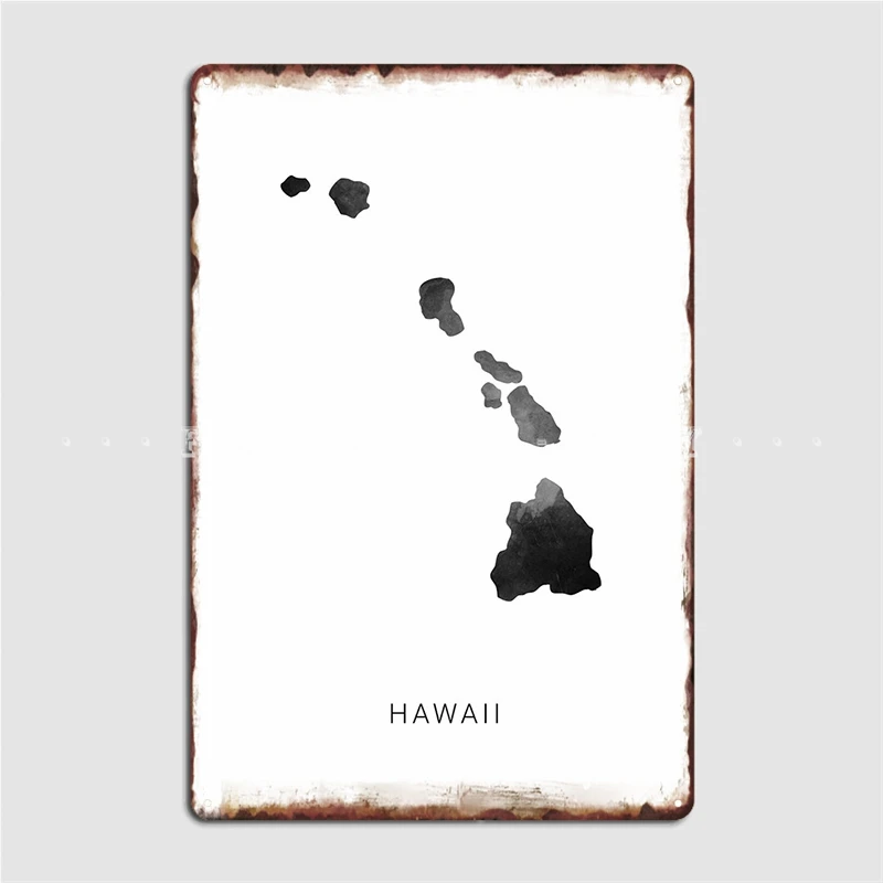 Hawaii State Map Poster Metal Plaque Wall Mural Plates Mural Classic Tin Sign Poster
Hawaii State Map Poster Metal Plaque Wall Mural Plates Mural Classic Tin Sign Poster