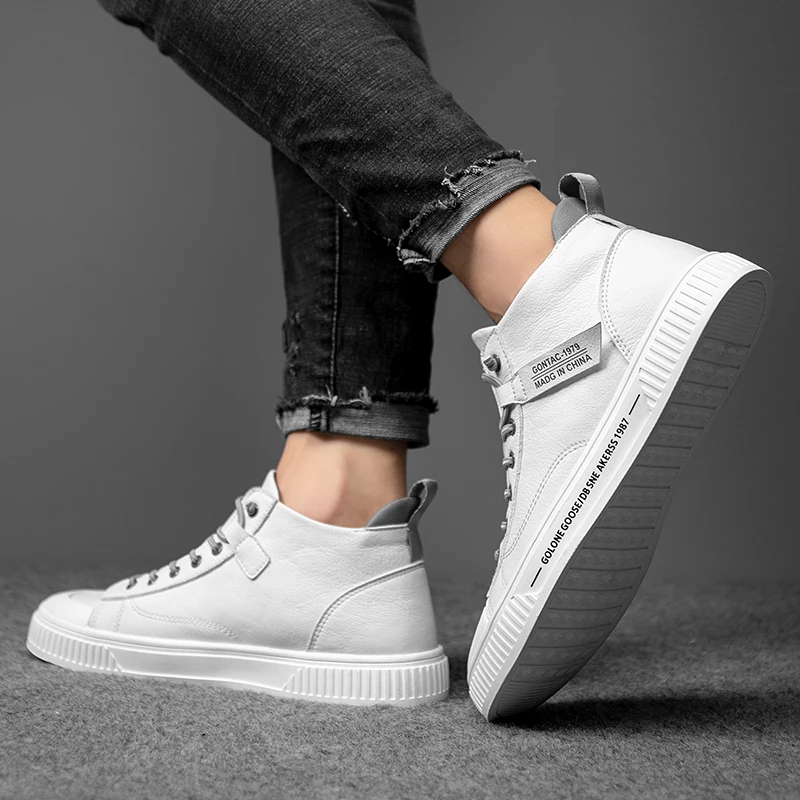 Casual Man Shoes White Shoes Men Casual Fashion Sneakers Leather For Formal Mens Boots Zapatos Casuales Para Hombre
Casual Man Shoes White Shoes Men Casual Fashion Sneakers Leather For Formal Mens Boots Zapatos Casuales Para Hombre