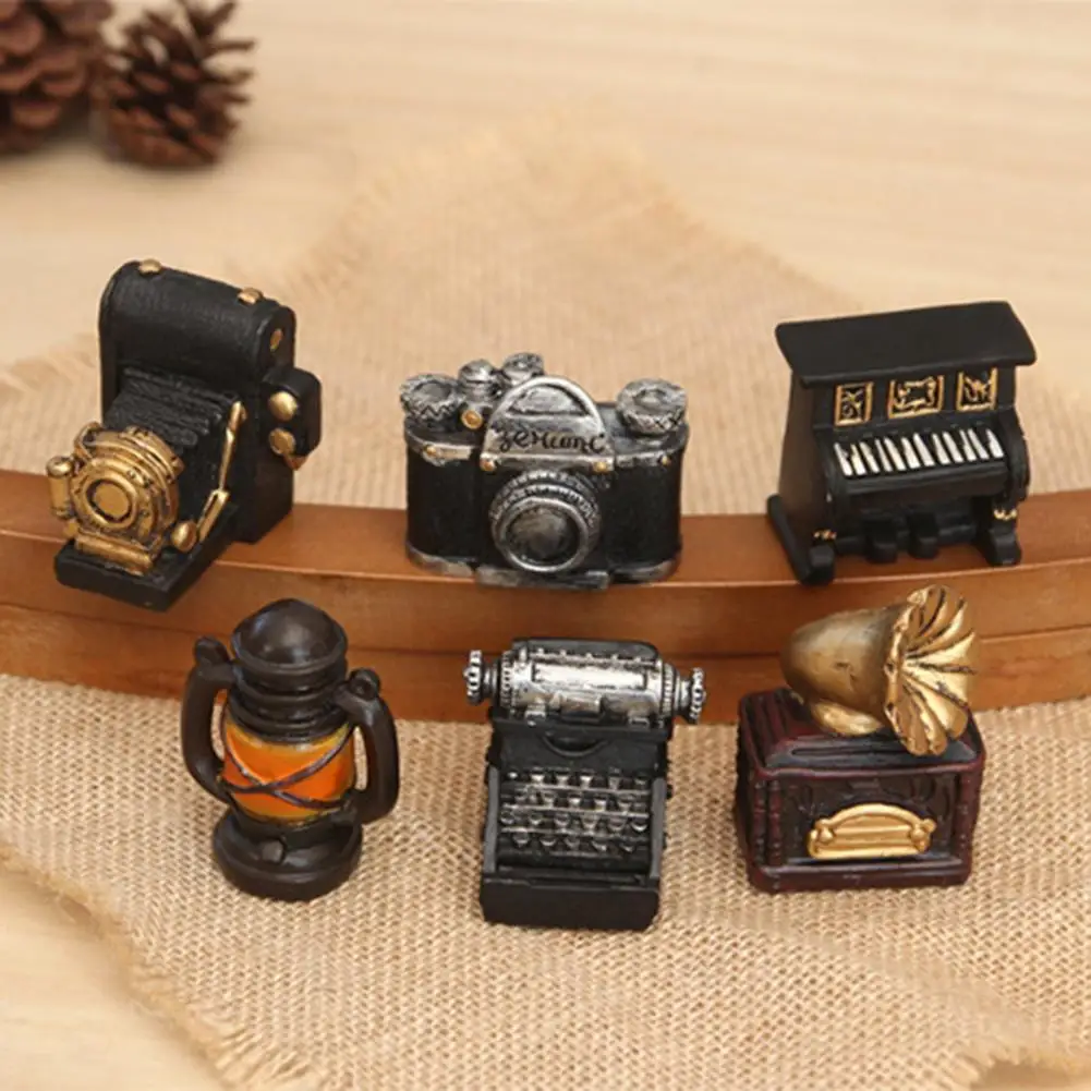 Antique Resin Typewriter Camera Piano Figurine Sculpture Home Decoration Build Mysterious Vintage Environments Creative Retro 
Antique Resin Typewriter Camera Piano Figurine Sculpture Home Decoration Build Mysterious Vintage Environments Creative Retro
