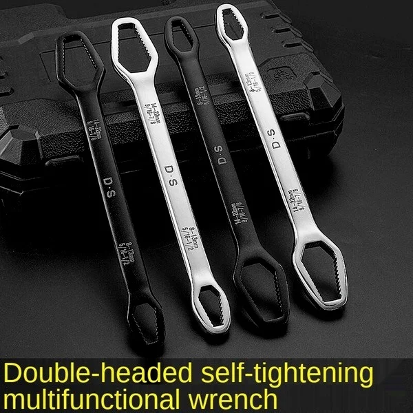Универсальный ключ Torx, двусторонний самозатягивающийся Регулируемый ключ для очков, двусторонний специальный гаечный ключ 8-22 мм
Универсальный ключ Torx, двусторонний самозатягивающийся Регулируемый ключ для очков, двусторонний специальный гаечный ключ 8-22 мм