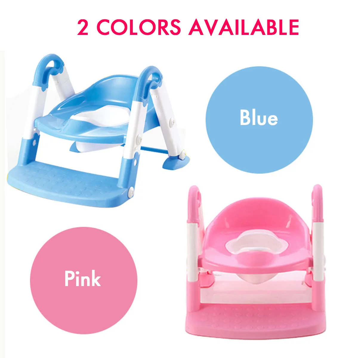Folding Infant Potty Seat Urinal Backrest Training Chair with Step Stool Ladder for Baby Toddlers Safe Toilet Potties
Folding Infant Potty Seat Urinal Backrest Training Chair with Step Stool Ladder for Baby Toddlers Safe Toilet Potties