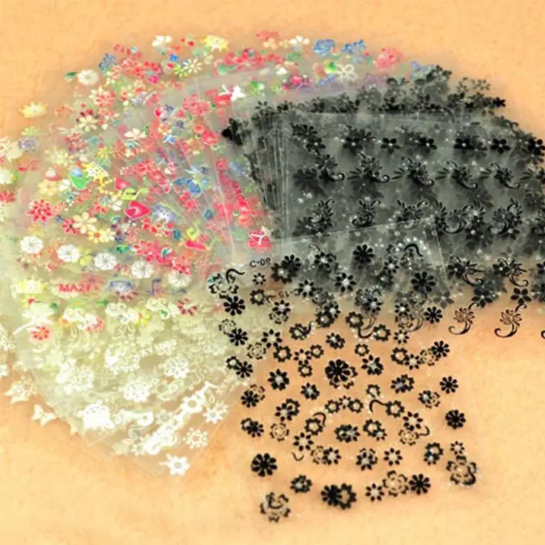 50 листов X 3D дизайнерские наклейки для ногтей, наклейки для маникюра, разные цвета, цветочные красивые наклейки для ногтей 
50 листов X 3D дизайнерские наклейки для ногтей, наклейки для маникюра, разные цвета, цветочные красивые наклейки для ногтей