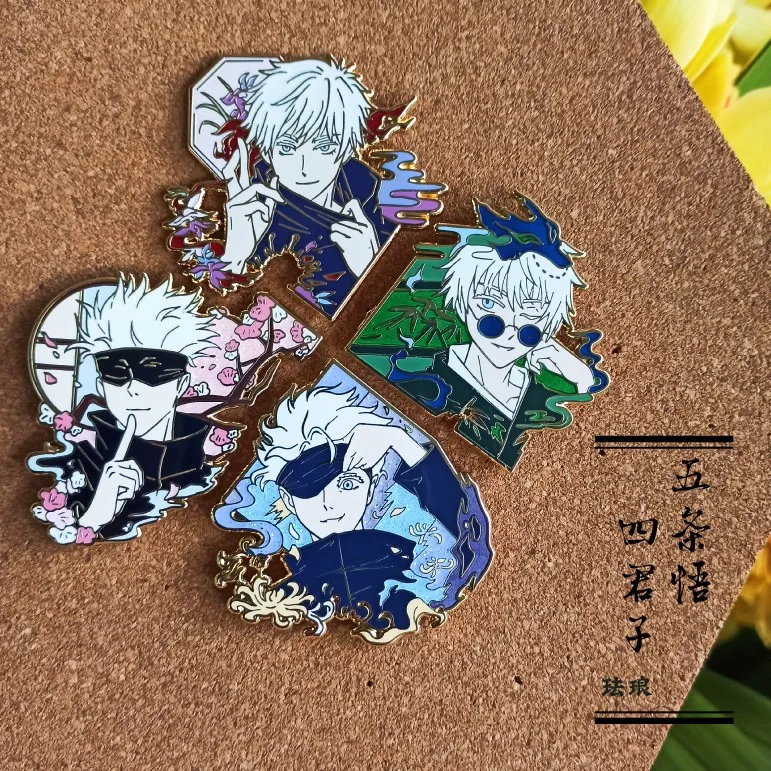 Anime Jujutsu Kaisen Gojo Satoru Series Metal Badge Button Brooch Pins Collection Medal Costume Souvenir Cosplay Birthdays Gift
Anime Jujutsu Kaisen Gojo Satoru Series Metal Badge Button Brooch Pins Collection Medal Costume Souvenir Cosplay Birthdays Gift