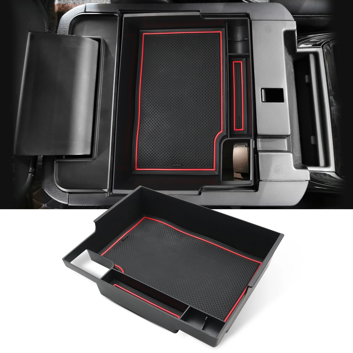 RUIYA For Explorer 2020 Car Armrest Box Storage Central Control Container Auto Interior Organizer Accessories Red
RUIYA For Explorer 2020 Car Armrest Box Storage Central Control Container Auto Interior Organizer Accessories Red