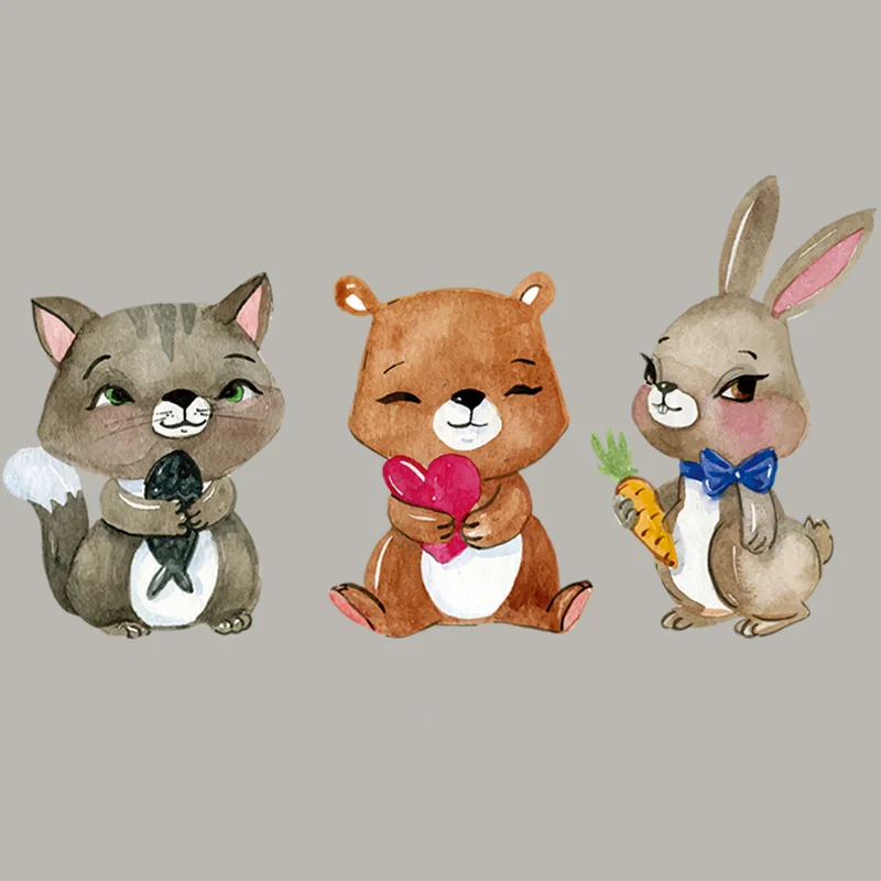Rabbit stickers On Clothes Iron On Transfer Patches For Clothing Vinyl Stickers Kids Cute Animals Bunny Patch Stripes DIY Badge
Rabbit stickers On Clothes Iron On Transfer Patches For Clothing Vinyl Stickers Kids Cute Animals Bunny Patch Stripes DIY Badge