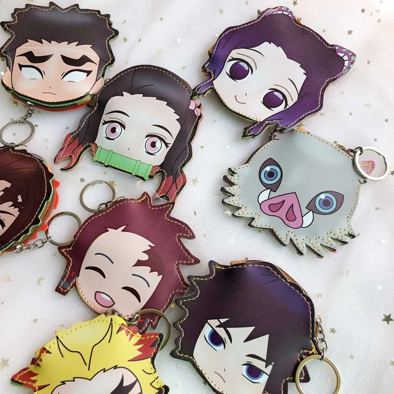 Anime Demon Slayer: Japanese Cartoon Coin Purse Coin Case Portable Key Pendant Student Schoolbag Chain
Anime Demon Slayer: Japanese Cartoon Coin Purse Coin Case Portable Key Pendant Student Schoolbag Chain