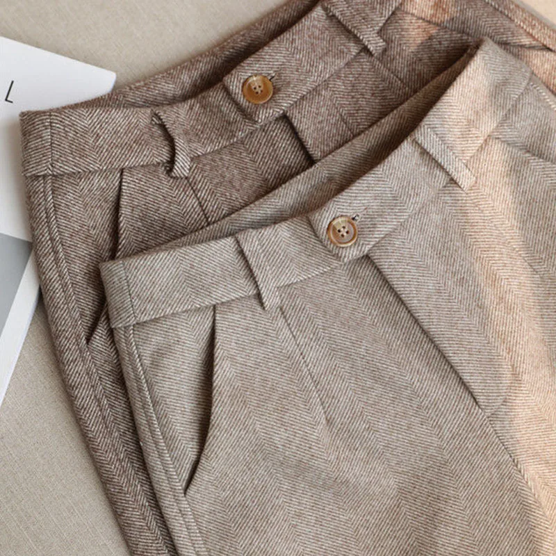Sister Fara Spring New High Waist Trousers Woman's Loose Full Length Autumn Women Pencil Pants Office Lady Ankle-Length Pants
Sister Fara Spring New High Waist Trousers Woman's Loose Full Length Autumn Women Pencil Pants Office Lady Ankle-Length Pants