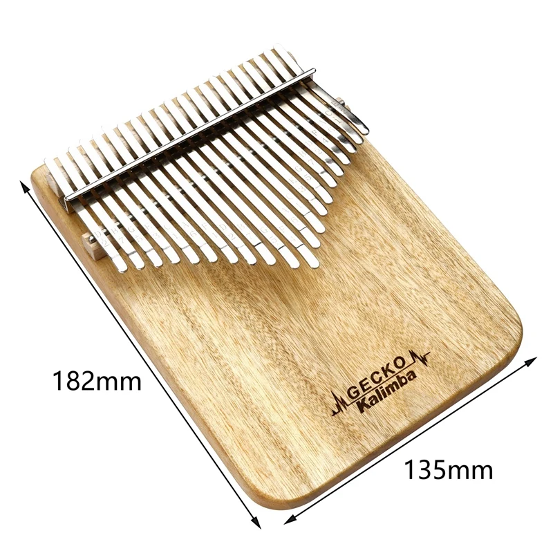 GECKO C Tone Kalimba 21 Keys Thumb Piano with Performance Protection Box, Tuning Hammer K21CP for Kids Adult Gift
GECKO C Tone Kalimba 21 Keys Thumb Piano with Performance Protection Box, Tuning Hammer K21CP for Kids Adult Gift