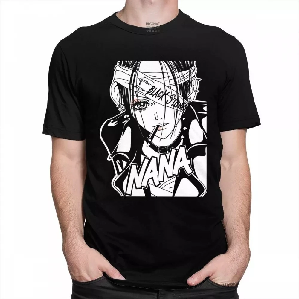 Fashion Men T Shirts Manga Nana Osaki Short Sleeves Cotton Tshirt O-neck Streetwear T-shirt Japanese Anime Harajuku
Fashion Men T Shirts Manga Nana Osaki Short Sleeves Cotton Tshirt O-neck Streetwear T-shirt Japanese Anime Harajuku
