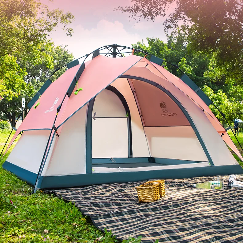 Luxury Camping Tent Family Thick Outdoor Rainproof Hiking Portable Fishing Beach Tent Travel Barraca Sporting Goods DG50ZP
Luxury Camping Tent Family Thick Outdoor Rainproof Hiking Portable Fishing Beach Tent Travel Barraca Sporting Goods DG50ZP
