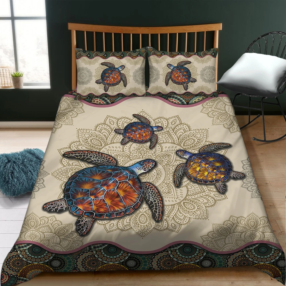 3pcs Bedding Set King Size Bedroom Duvet Cover Set African Tribal Turtle Pod Design Bedding Pillows Home Textiles Bed Linen
3pcs Bedding Set King Size Bedroom Duvet Cover Set African Tribal Turtle Pod Design Bedding Pillows Home Textiles Bed Linen