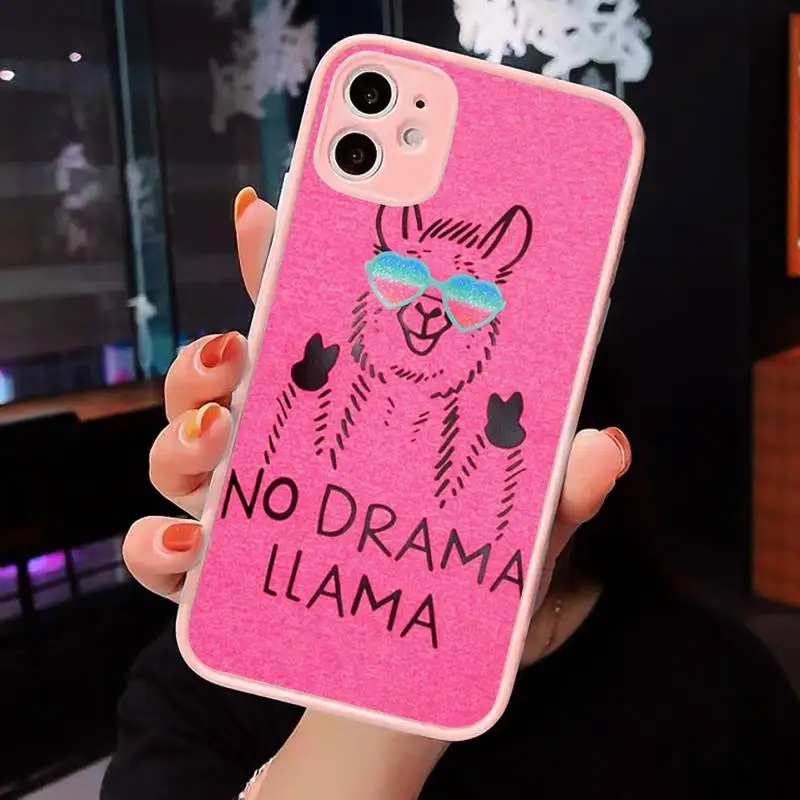 lama Llama Animals Phone Case For iPhone 12 11 Mini Pro XR XS Max 7 8 Plus X Matte transparent Pink Back Cover
lama Llama Animals Phone Case For iPhone 12 11 Mini Pro XR XS Max 7 8 Plus X Matte transparent Pink Back Cover