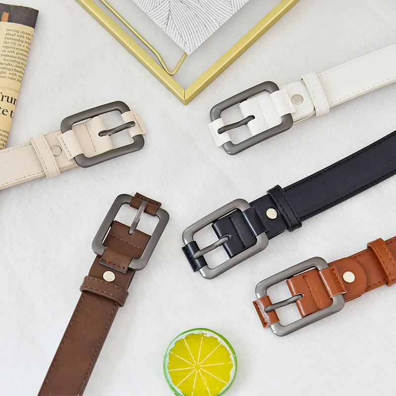 ELEGZO Women's Leather Belt High Quality Fashion Jeans Belt Female PU-Pin Buckle Hot Sale Waistband
ELEGZO Women's Leather Belt High Quality Fashion Jeans Belt Female PU-Pin Buckle Hot Sale Waistband