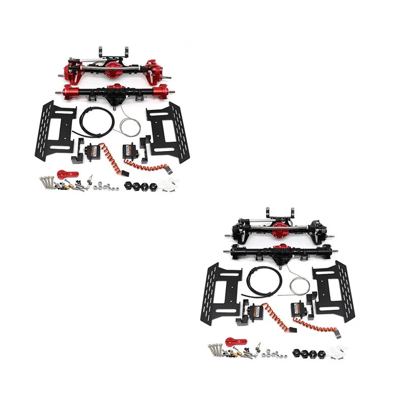 Metal Front & Rear Portal Axle With Differential Locker For Axial SCX10 II III YK4082 YK4102 RC Crawler Parts
Metal Front & Rear Portal Axle With Differential Locker For Axial SCX10 II III YK4082 YK4102 RC Crawler Parts