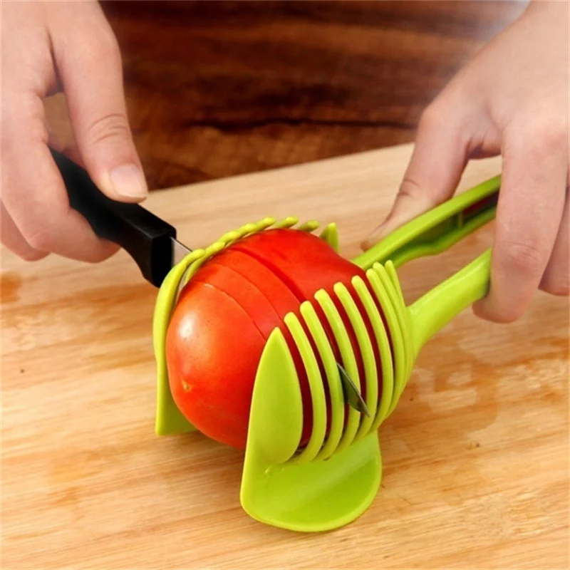 

Potato Food Tomato Onion Lemon Vegetable Fruit Slicer Egg Peel Cutter Holder Kitchen accessories