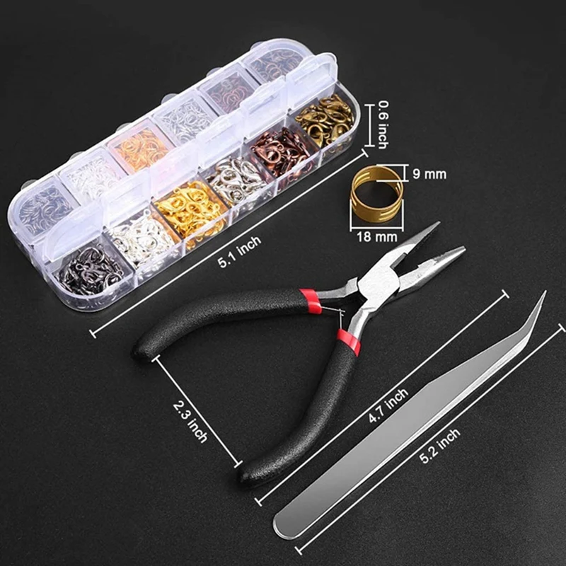 12 Grid DIY Jewelry Combination Accessories 12mm Lobster Clasp 5mm Open Loop Closed Loop Jump Ring
12 Grid DIY Jewelry Combination Accessories 12mm Lobster Clasp 5mm Open Loop Closed Loop Jump Ring