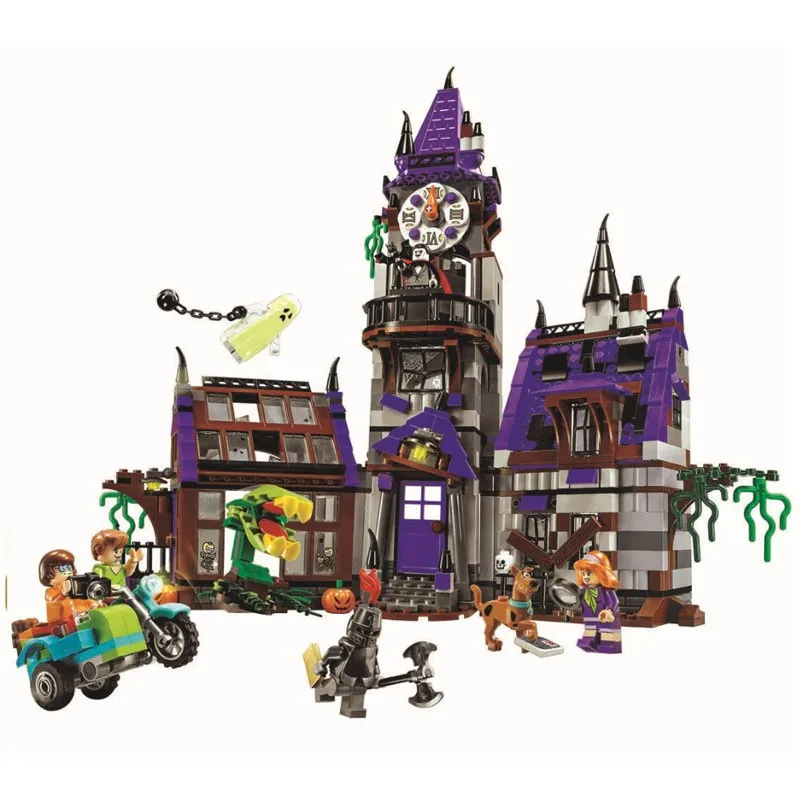 Фото 10430 10428 строительные блоки Scooby The Mystery кирпичи Doo игрушки для детей рождественские