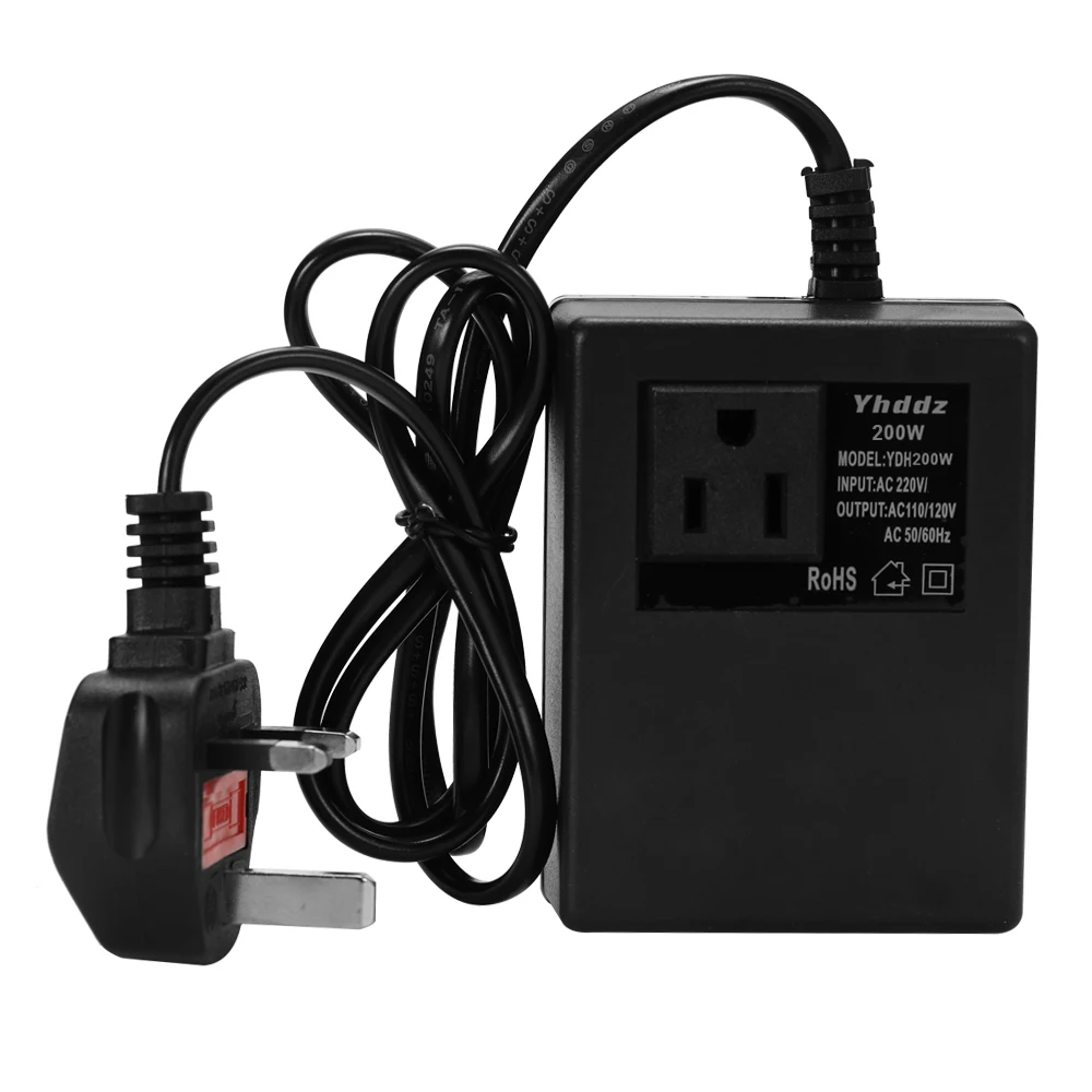 200W Voltage Converter 220V To 110V Transformer Step Down Transformer Voltage Converter Travel Adapter EU/US/UK Plug Inverter
200W Voltage Converter 220V To 110V Transformer Step Down Transformer Voltage Converter Travel Adapter EU/US/UK Plug Inverter
