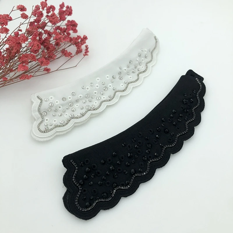 Elegant Women's Fake Collar Ornamental Faux Collar Peter Pan Style Female Shirt Collar Sweater Dress Collar Necklace
Elegant Women's Fake Collar Ornamental Faux Collar Peter Pan Style Female Shirt Collar Sweater Dress Collar Necklace