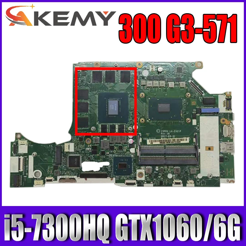 For Acer Predator Helios 300 G3-571 Laptop motherboard NBQ2B11002 NBQ2B11001 i5-7300HQ GPU GTX1060 6G C5PRH LA-E921P Mainboard
For Acer Predator Helios 300 G3-571 Laptop motherboard NBQ2B11002 NBQ2B11001 i5-7300HQ GPU GTX1060 6G C5PRH LA-E921P Mainboard