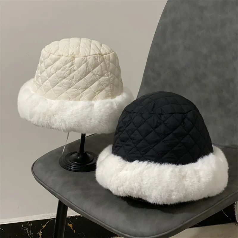 шапка Women Winter Cap Warm Fisherman Cap Adult Casual Faux Fur Plaid Bucket Hat Floppy Panama Cap Gorros Female Thick Outdoor
шапка Women Winter Cap Warm Fisherman Cap Adult Casual Faux Fur Plaid Bucket Hat Floppy Panama Cap Gorros Female Thick Outdoor