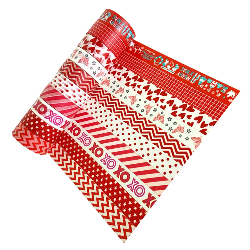 10pcs Colorful Adhesive Tape Decorative DIY Sticky Tape Decals for Scrapbooking DIY Crafts Gift Wrapping
10pcs Colorful Adhesive Tape Decorative DIY Sticky Tape Decals for Scrapbooking DIY Crafts Gift Wrapping