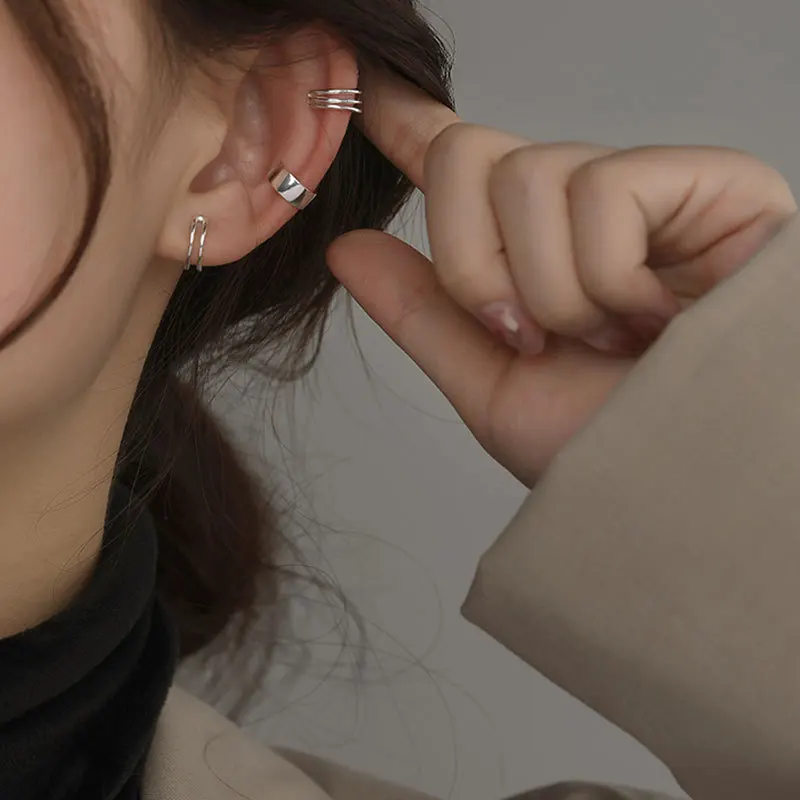 Fashion Ear Cuff 3 Pcs Set Earcuffs Earrings Korean Design Without Ear Holes Ear Cuff Clip Earrings For Women Party Jewelry 2021
Fashion Ear Cuff 3 Pcs Set Earcuffs Earrings Korean Design Without Ear Holes Ear Cuff Clip Earrings For Women Party Jewelry 2021