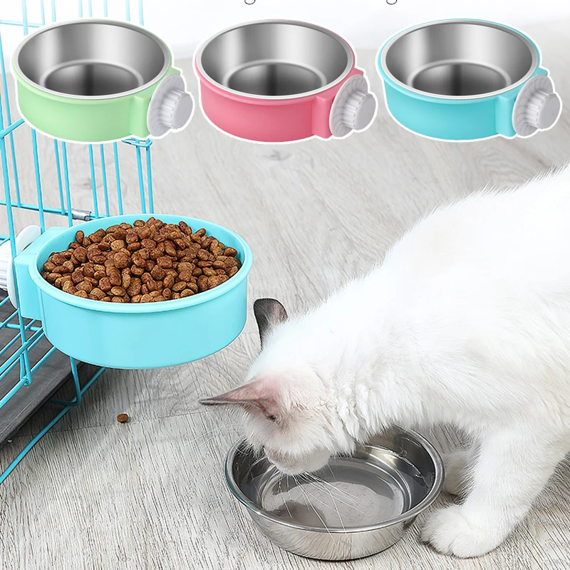Stainless Steel Pet Bowl Removable Pet Feeding Bowl Hanging Dog Bowl Fixed Dog Cage Cat Bowl Water Feeder Pet Supply
Stainless Steel Pet Bowl Removable Pet Feeding Bowl Hanging Dog Bowl Fixed Dog Cage Cat Bowl Water Feeder Pet Supply