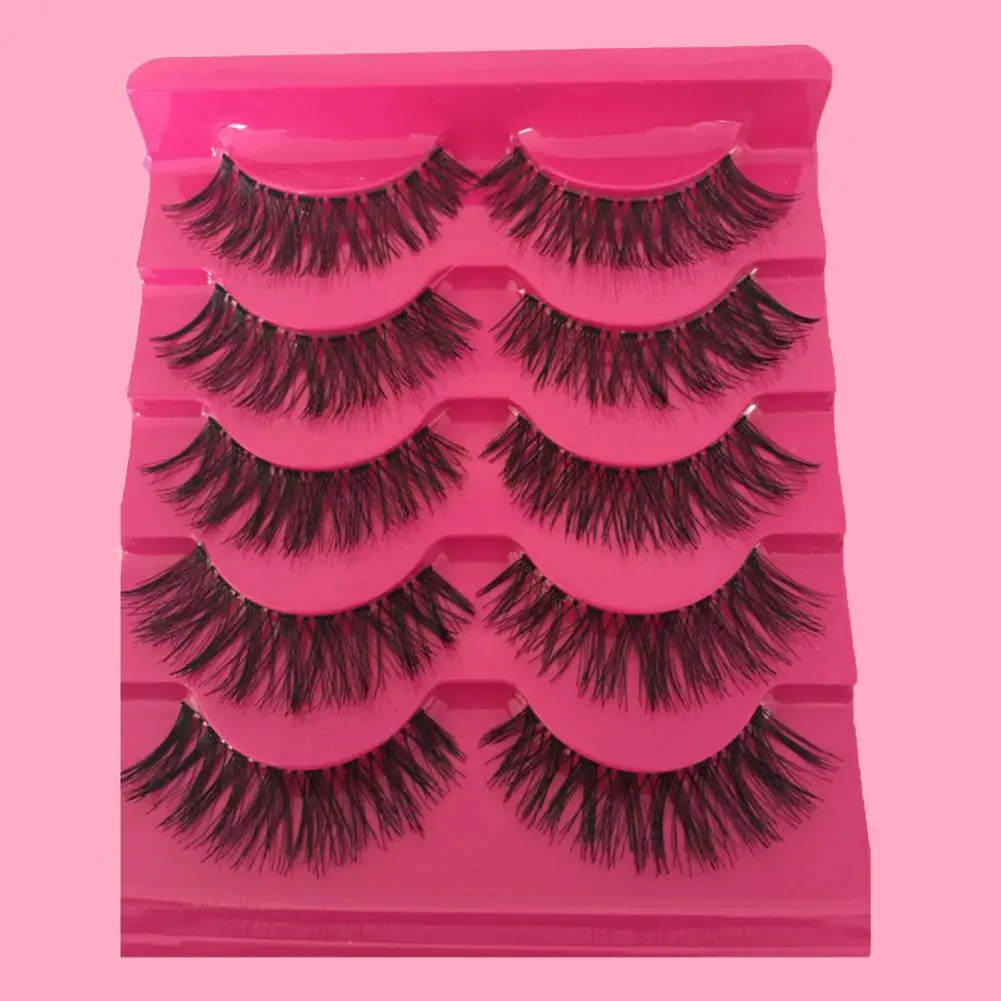 5 Pairs 3D Mink Hair False Eye Lashes Wispy Makeup Handmade Thick Natural Cross Long False Eyelashes Eye Makeup Beauty Extension
5 Pairs 3D Mink Hair False Eye Lashes Wispy Makeup Handmade Thick Natural Cross Long False Eyelashes Eye Makeup Beauty Extension