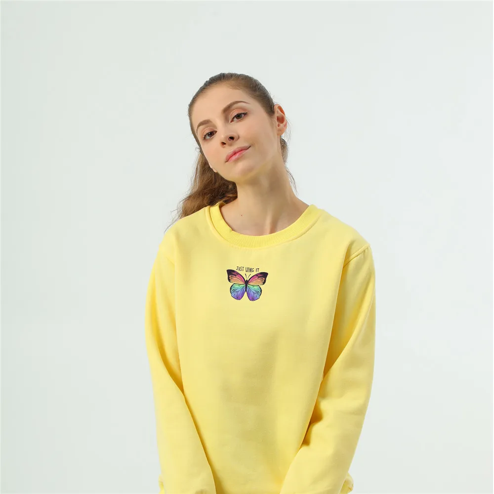 Sweet Butterfly Printed Women Cotton Sweatshirt Harajuku Oversized Hoodies Long Sleeve Hoody Basic Kawaii Sweetshirt for Girls
Sweet Butterfly Printed Women Cotton Sweatshirt Harajuku Oversized Hoodies Long Sleeve Hoody Basic Kawaii Sweetshirt for Girls