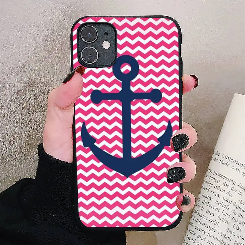 Stripes Anchor Boat Ship Wheel Phone Case For iphone 5S 6S 7 8 11 12 XR XS SE Plus Pro ProMax Cover Fundas Coque
Stripes Anchor Boat Ship Wheel Phone Case For iphone 5S 6S 7 8 11 12 XR XS SE Plus Pro ProMax Cover Fundas Coque