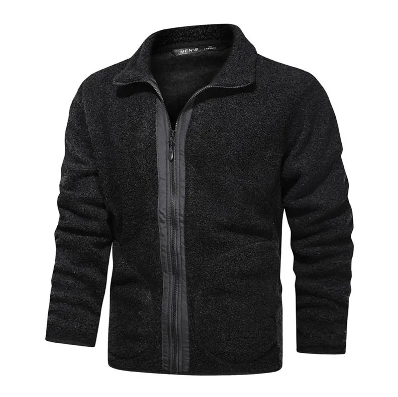 Men's winter cardigan jacket, Plus velvet warm Men's coat, Solid color plus size lapel winter jacket men
Men's winter cardigan jacket, Plus velvet warm Men's coat, Solid color plus size lapel winter jacket men