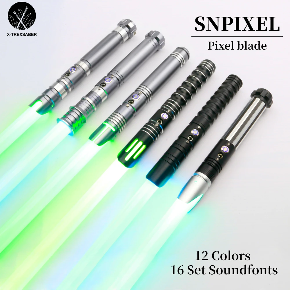 X-TREXSABER NEO SNPIXEL Blaster Metal Hilt 12 Colors Heaving 16 Set Soundfonts Toys Cosplay New Year Gift Laser Light TXQ Saber
X-TREXSABER NEO SNPIXEL Blaster Metal Hilt 12 Colors Heaving 16 Set Soundfonts Toys Cosplay New Year Gift Laser Light TXQ Saber