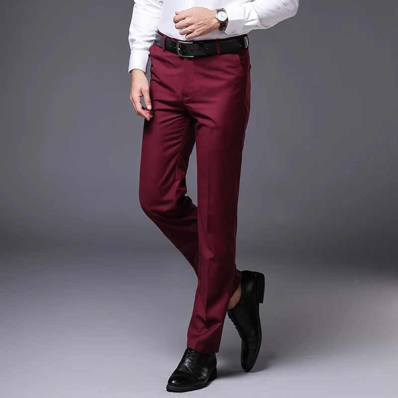 Pants Brand Dress 2020 Autumn New Men's Black Casual Trousers Business Fashion Black Slim Fit Suit Pants Clothing
Pants Brand Dress 2020 Autumn New Men's Black Casual Trousers Business Fashion Black Slim Fit Suit Pants Clothing